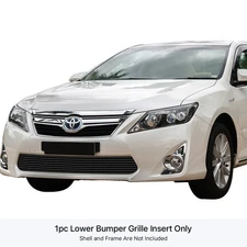 For Toyota Camry 12-14 APG GR20FFI31J 1-Pc Black Horizontal Billet Bumper Grille