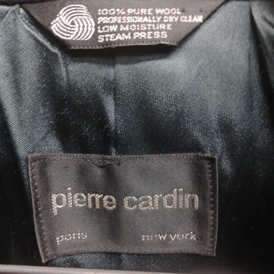 NUEVO Abrigo Chaqueta Reiss Para Hombre Lloyd Negro Lana Cachemira Imitación Piel Cuello L Foto 3 de 4