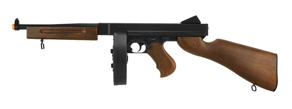 ARMYAIRSOFTGUNS Well D98W M1A1 WWII Submachine Gun AEG (Faux Wood)