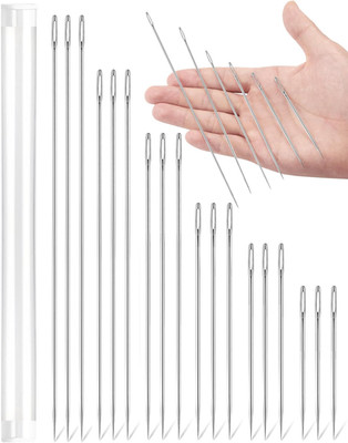 18PCS  3''/3.5''/4''/5''/6''/7'' Professional Upholstery Needles   Large Sewing Needle