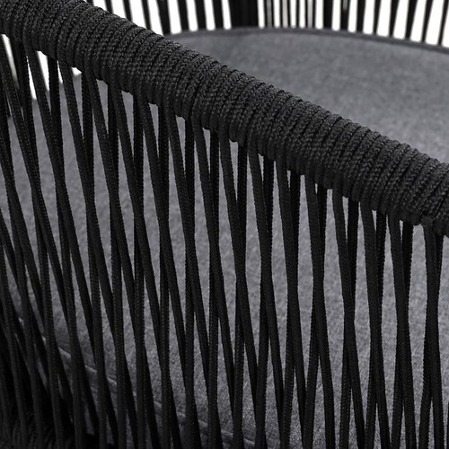 Bistro Set Balkonmöbel Sitzgruppe Outdoor Gartenset 2 Personen Rope Gartenset - Bild 5 von 14