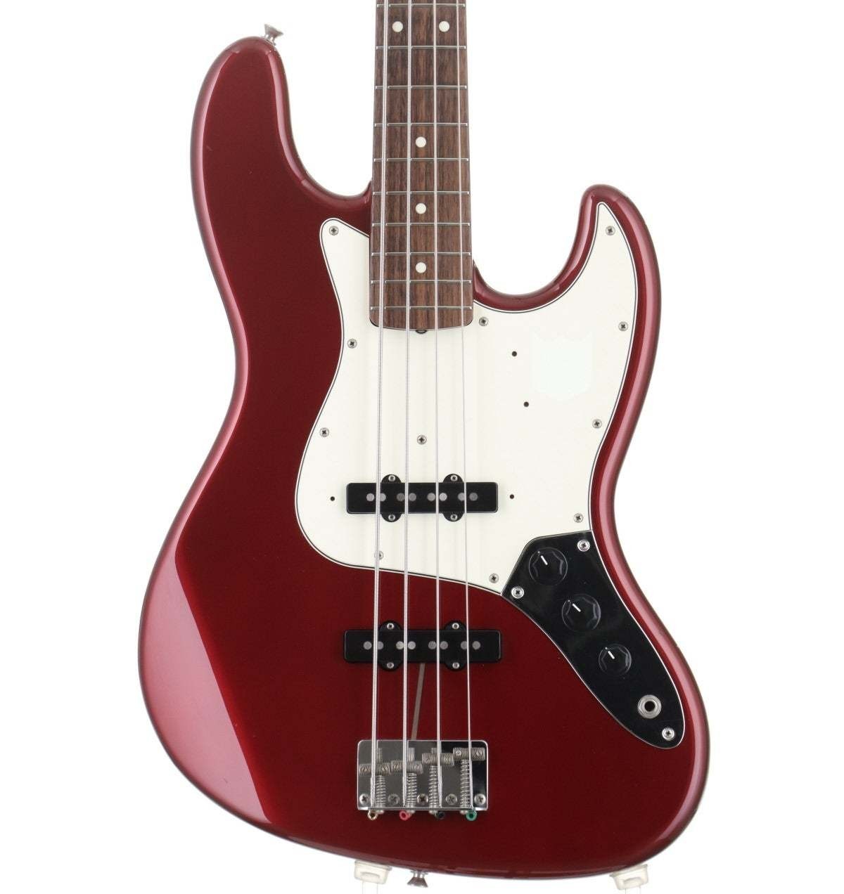 Fender MIJ Classic 60s Jazz Bass USA Pickups Aged Candy Apple Red Used