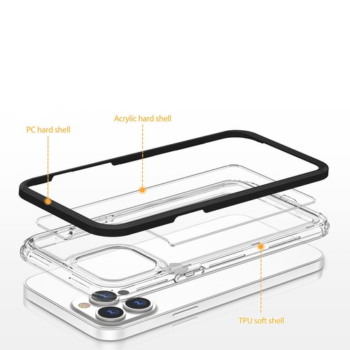 Clear 3in1 etui Samsung Galaxy A03 silikonowy pokrowiec z ramką czerwone - Zdjęcie 4 z 6