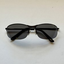 Vintage Foster Grant Tinted Sunglasses 2000  s Style Dark Tint Silver Accents
