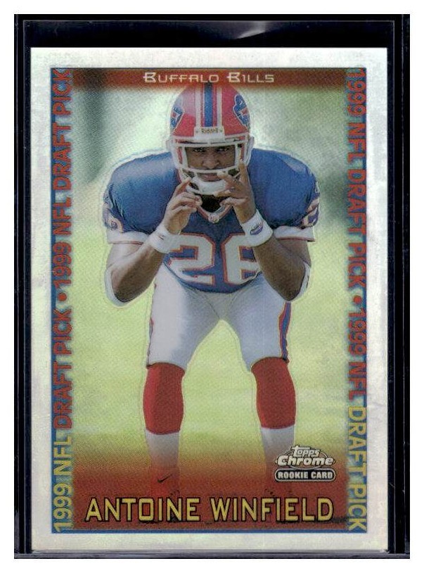 1999 Topps Chrome - 1999 NFL Draft Pick Antoine Winfield #164 Refractor RC