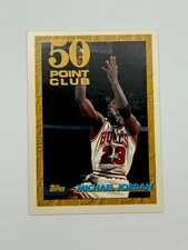 1993-94 Topps #64 Michael Jordan 50 Point Club HOF Chicago Bulls