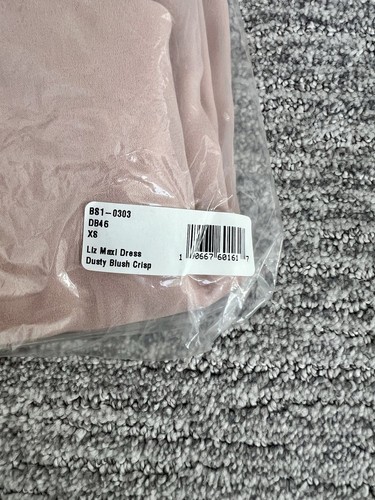 Show Me Your Mumu Liz Maxi Bridesmaid Wedding Dress Dusty Blush Crisp NWT$188 XS - Picture 9 of 9