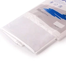 All Purpose 12' x 9' FT Clear Plastic Drop Cloth .28 mil 108 SQ. FT