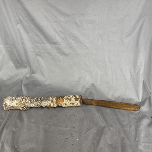 Heavily Corroded Antique Iron Spearhead, likely dating from the Iron Age