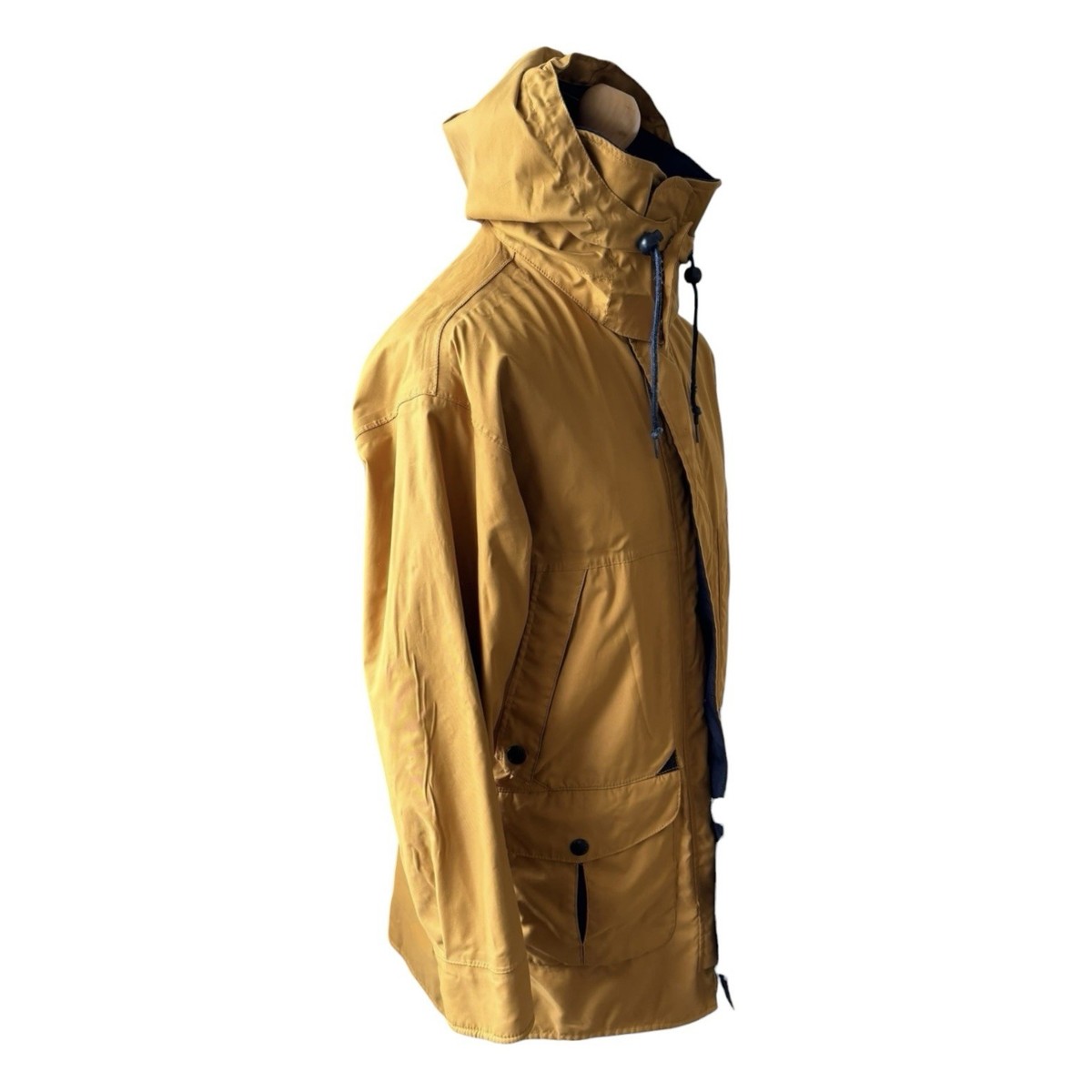Musto Snugs Country Hooded Mustard Yellow Outdoor Winter Jacket Mens Size Small View 5