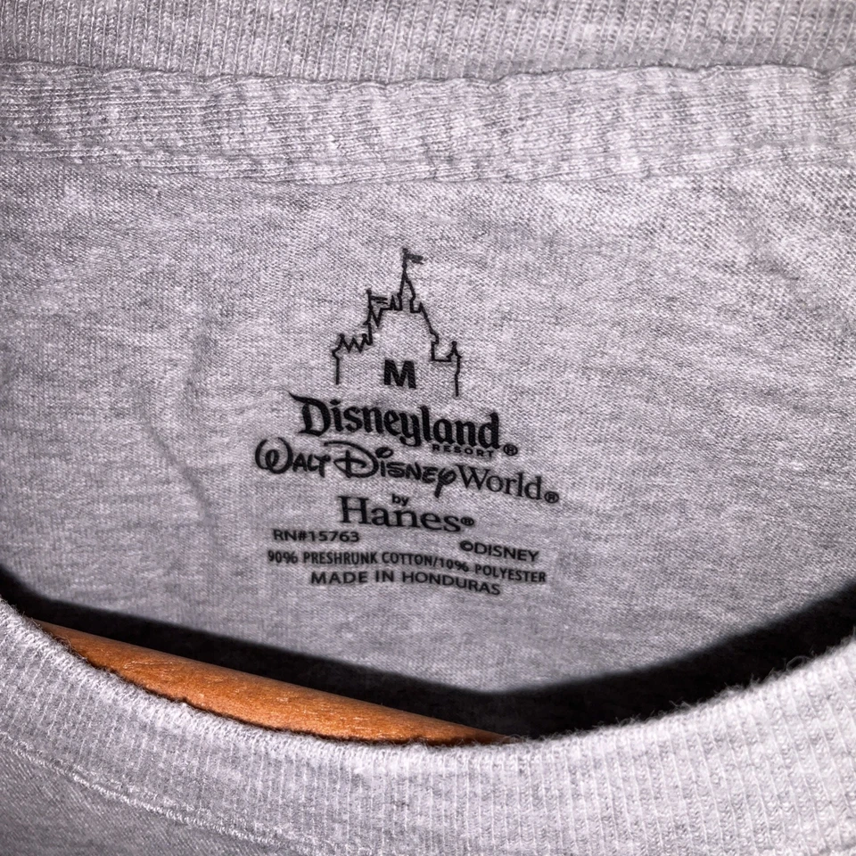 Camiseta Disney Disneyland Resorts Cars Land Gris Hanes Talla Mediana Foto 4 de 4