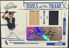 MAGGLIO ORDONEZ 2004 TOOLS OF THE TRADE DUAL RELIC AUTO /25 LOW POP SSP