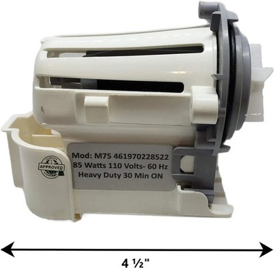 Washer Drain Pump Motor for Maytag MHW6000XG MHW6000XR MHW6000XW0 MHW7000XG
