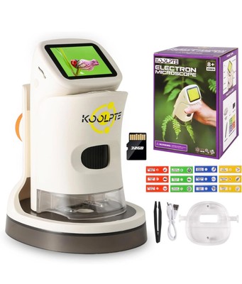electron Microscope 1000X HD with 2'' Screen - Handheld Miniscope Portable
