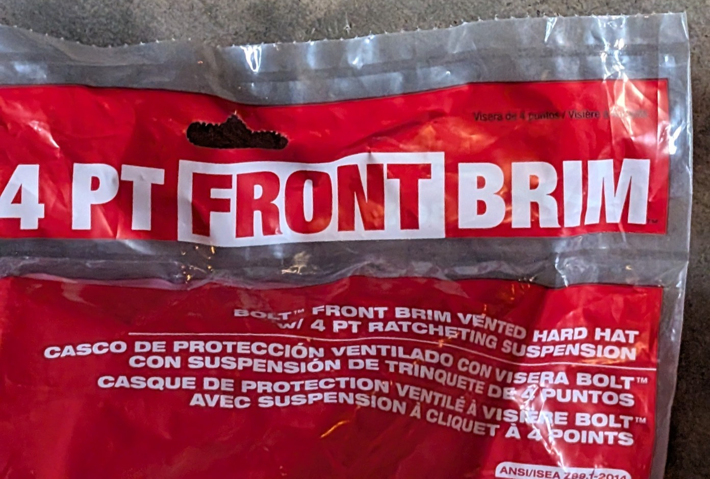 Milwaukee White Front Brim Vented Hard Hats- LOT OF 4 Hard Hats