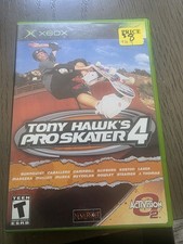 Tony Hawk Pro Skater 4 - Microsoft Xbox -Tested - Manual Included