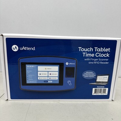 uAttend Touch Tablet - Finger Scanner and RFID Reader - NX2500 (NEW)