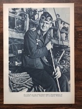 Ein deutscher Soldat in Narvik, Norwegen - Vintage German War Print - 1941