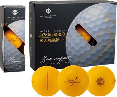 Kasco Zeus Impact 3 Golfball orange NEU