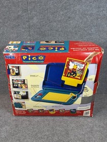 SEGA PICO LEARNING SYSTEM CONSOLE ORIGINAL BOX GAMES 5 TESTED RARE HTF COMPLETE