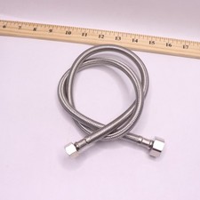 Flexible Faucet Connector Braided Stainless Steel 36" L x 1/2" FIP