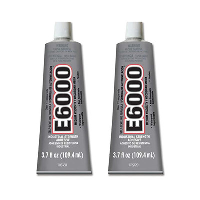 Eclectic Products 220011 2 Pack 3.7 Oz. E-6000 High Viscosity Multi-Purpose Adhe
