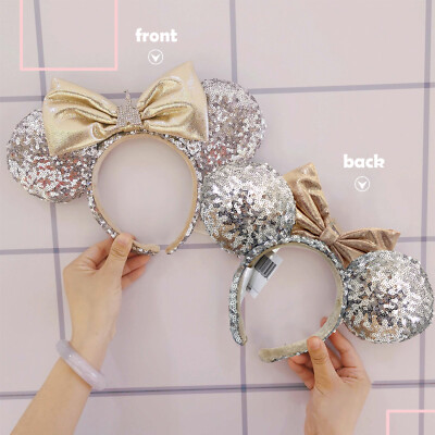 Golden Butterfly Silver Castle Icon Silver Glitter Mickey 