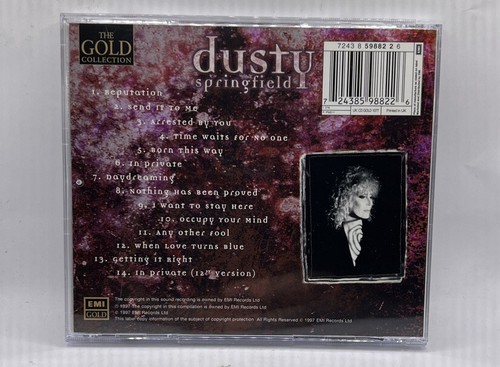 Reputation & Rarities by Dusty Springfield (CD, 1997, EMI Music UK) Near Mint - Foto 2 di 4