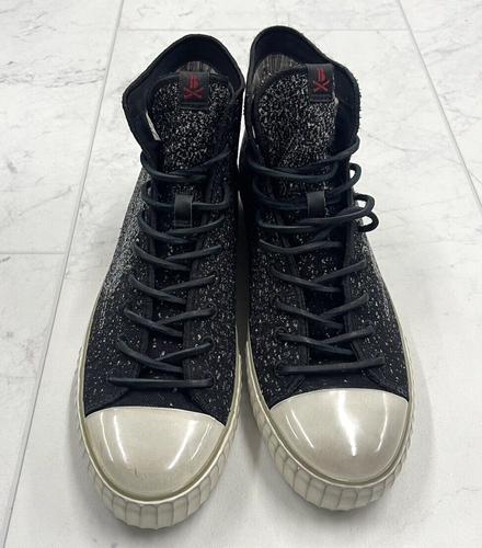 Nuevas Zapatillas Altas John Varvatos Bootleg Negras Talla: 9M - Imagen 2 de 5