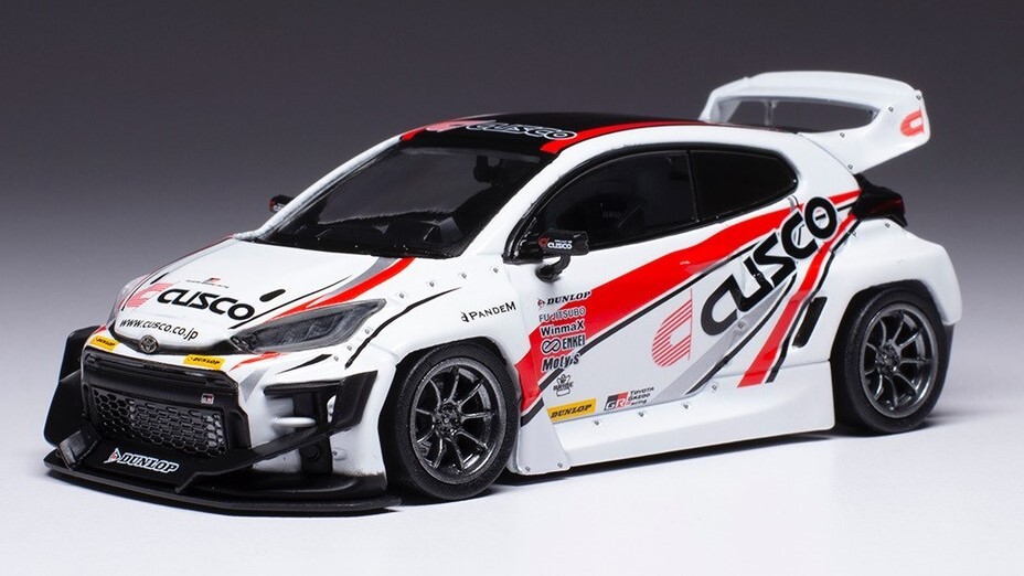 Vehicles 1:43 Scale Model Car Ixo TOYOTA YARISPANDEM CUSCO Road Racing