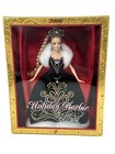 2006 Holiday Barbie Doll by Bob Mackie Black velvet fur trim star jeweled gown
