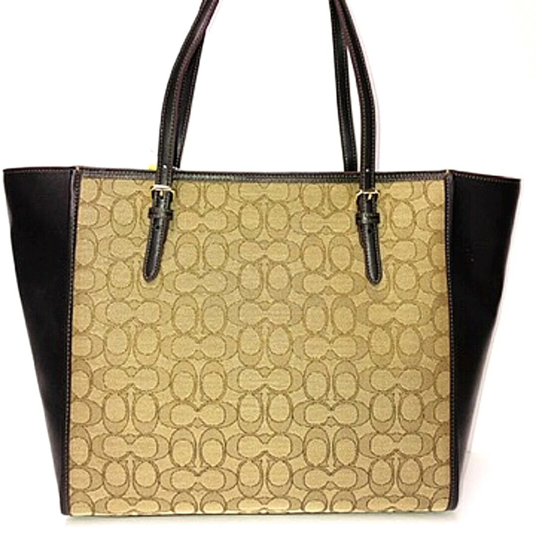 Turnlock tote 2025 in signature jacquard