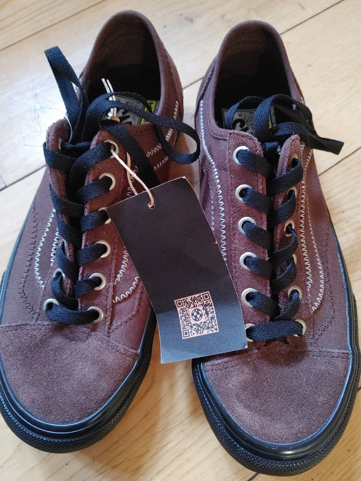 VANS Style 36 Decon Vr Michael febbraio marrone scuro Vr3 Cush taglia UK 5 NUOVO