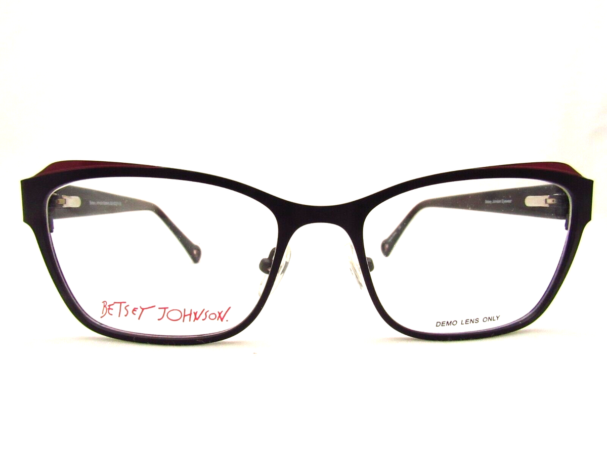 Betsey Johnson Butterfly Black 52 x 17 135 mm Eyeglass Frame 