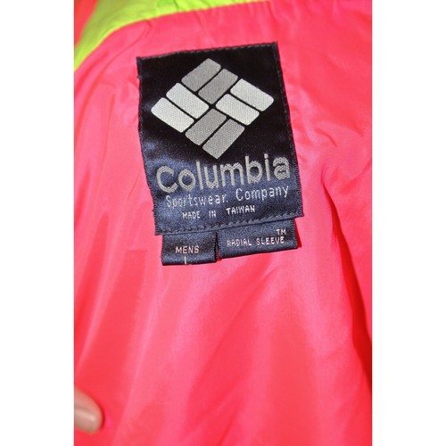 Columbia Men's jackets with radical sleeve (shell only) Size L Neon Colors - Picture 8 of 9
