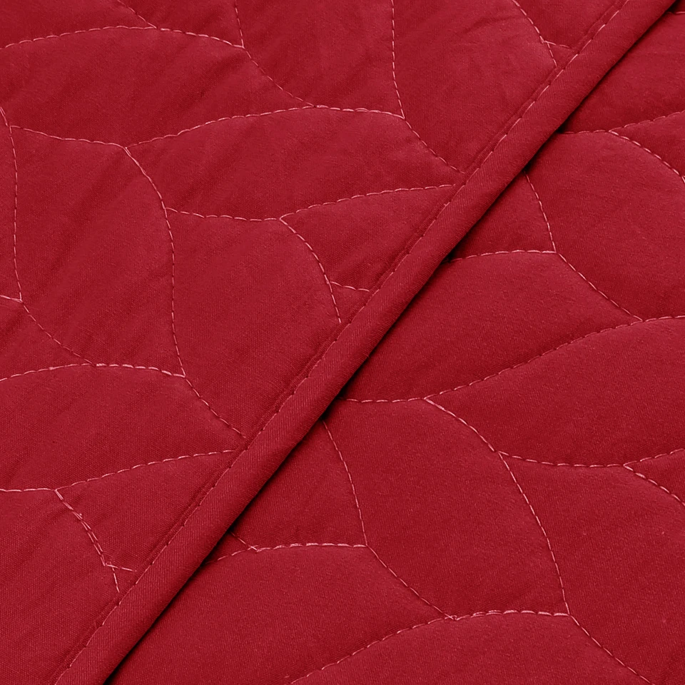 3 Piece Lightweight Bedspread Quilt Set Microfiber Quilts Prewashed, Queen King - Image 4 of 4