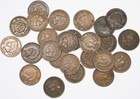 Lot Half Roll (25) 1859-1909 Mixed Dates Indian Head Penny - Exact Coins Shown!