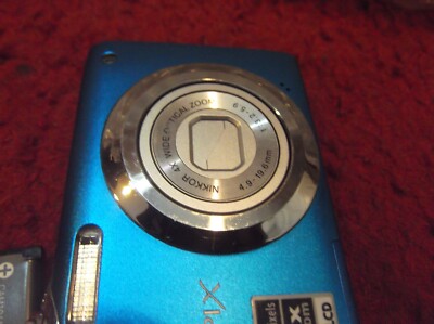 Nikon COOLPIX S3000 12.0MP 4x Digital Camera - Blue | eBay