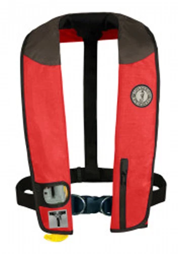 MUSTANG SURVIVAL MD3084 Mustang Deluxe Inflatable Collar PFD/Sailing Harness, Auto-Inflate