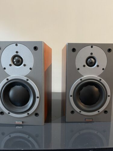 Dynaudio Audience 42 rear bookshelf speakers Cherry Denmark 4 ohms HiFi - Picture 1 of 8