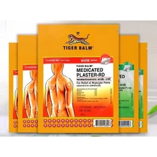 Tiger Balm Medicated Plaster Large 10x14cm – Warm & Cool Comfort Patches