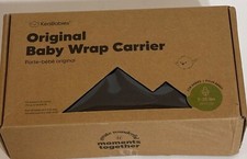 KeaBabies Original Baby Wrap Carrier Trendy Black For Babies 7-35 Lbs/0-36 mos