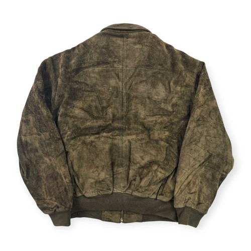 Polo Ralph Lauren Vintage Suede Harrington Jacket Brown Men's Large - Imagen 2 de 7