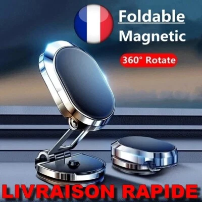 ✅ Support Téléphone Magnétique Voiture Portable GPS pour Iphone samsung Xiaomi - Photo 1/4