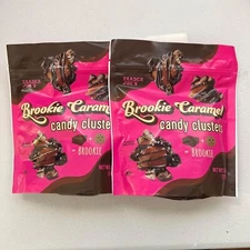 2 Pack Trader Joe’s Brookie Caramel Candy Clusters 6 OZ EACH