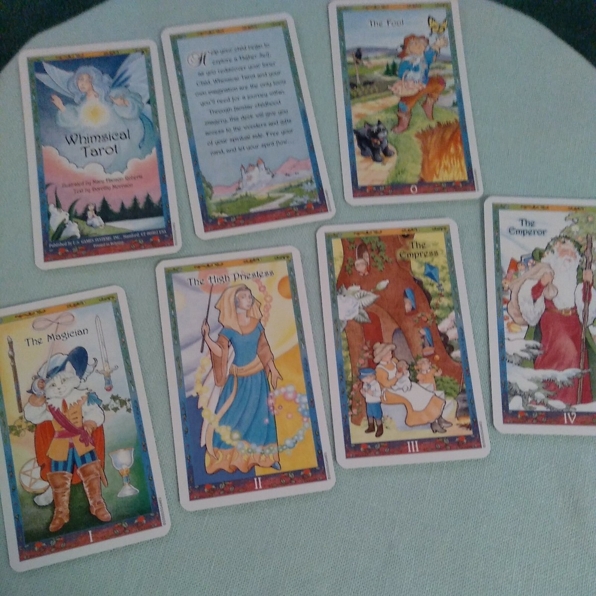 Whimsical Tarot by M. Hanson-Roberts, Rare OOP 1st edition