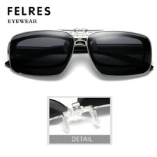 Polarized Clip-on Sunglasses with Flip Up Function Suitable For Driving New