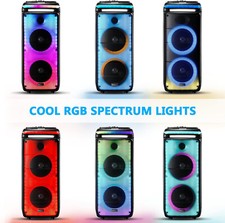 8'' Subwoofers Rechargeable Karaoke Machine RMS 200W to 650W Peak Indoor Outdoor