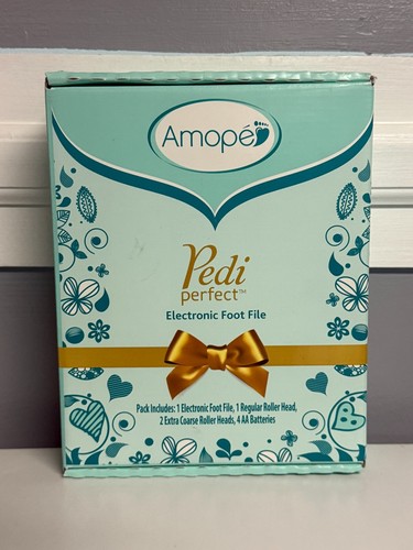 Amope Pedi Perfect elektronische Fußfeile Urlaub Geschenkset NEU - Bild 3 von 4