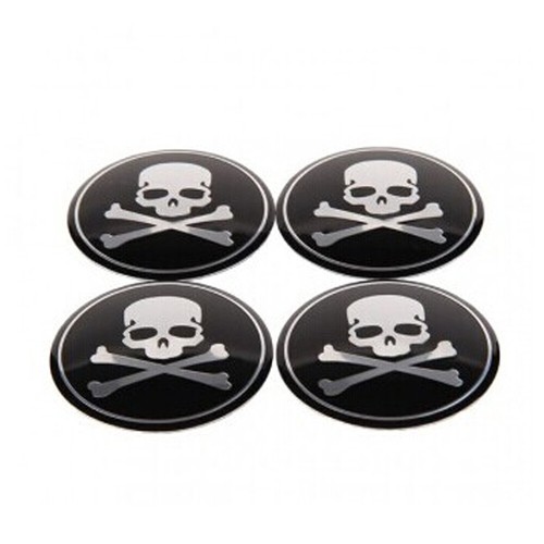 4x Car Accessories Vehicle Wheel Emblem Hub Center Cap Cover Auto Sticker 56mm - Picture 11 of 13